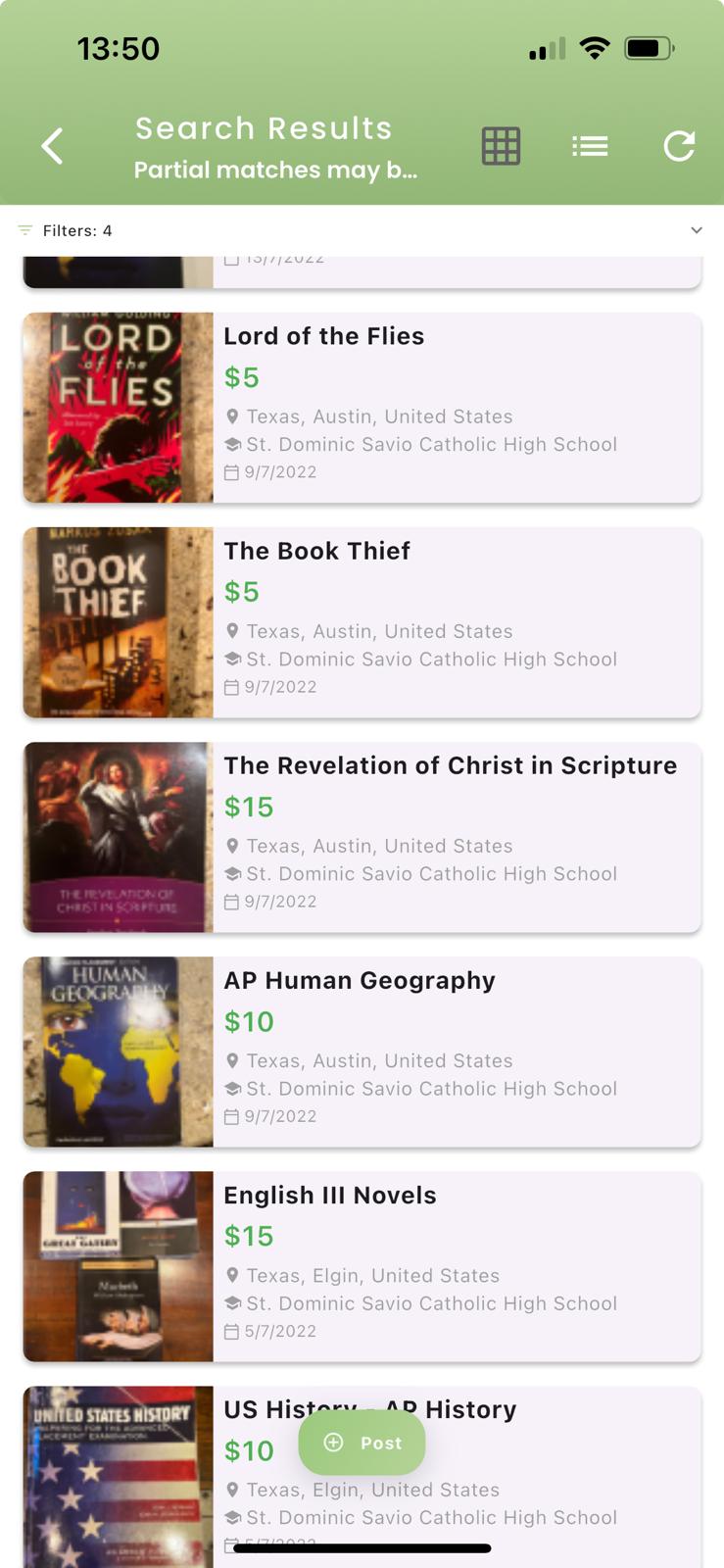 Schooly Screenshot - New Listing