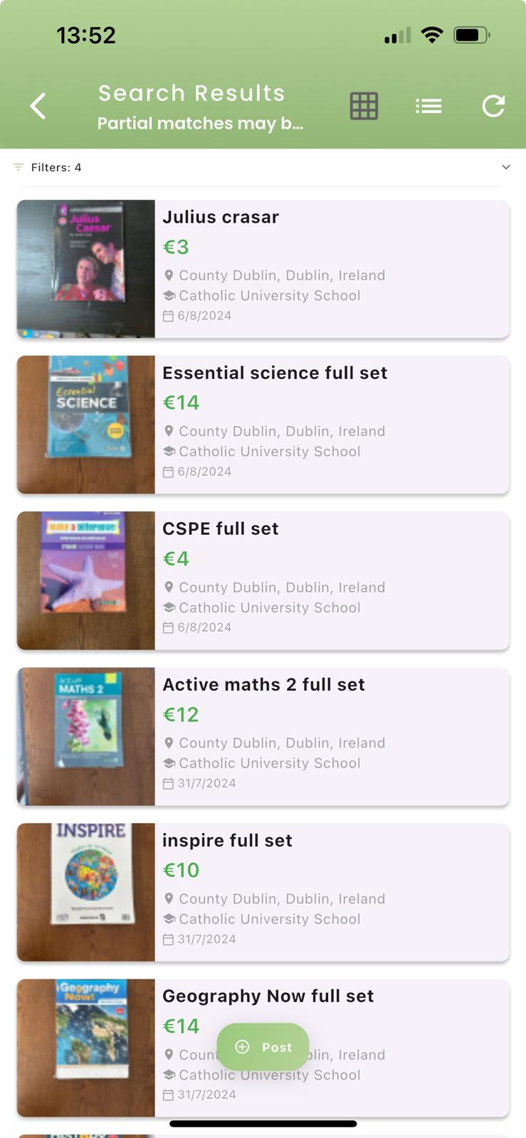 Schooly Screenshot - Settings