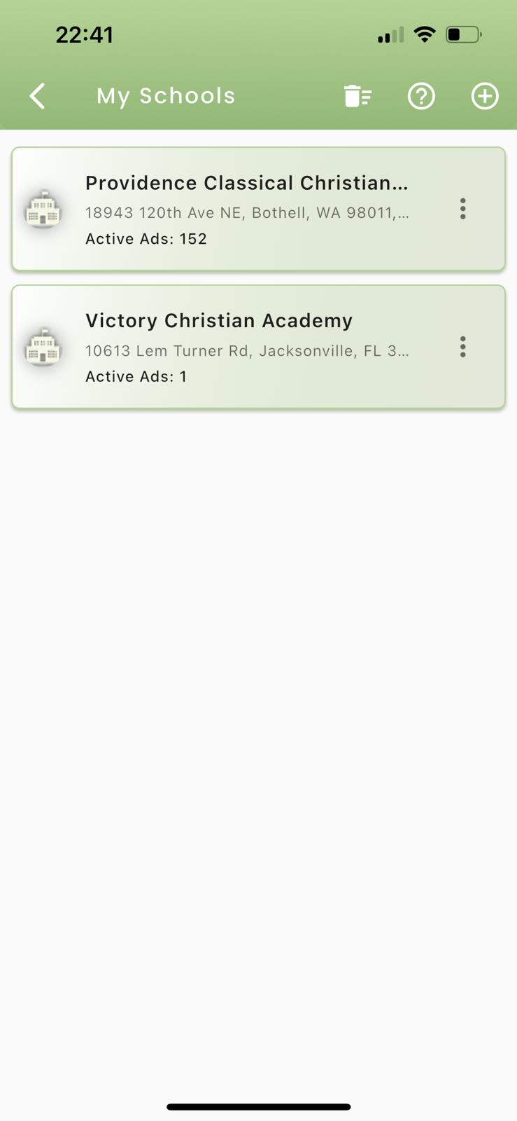 Schooly Screenshot - Browse Items