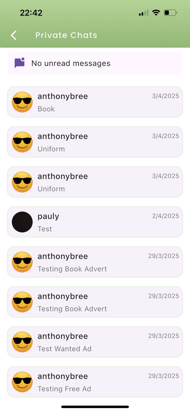 Schooly Screenshot - Item Details