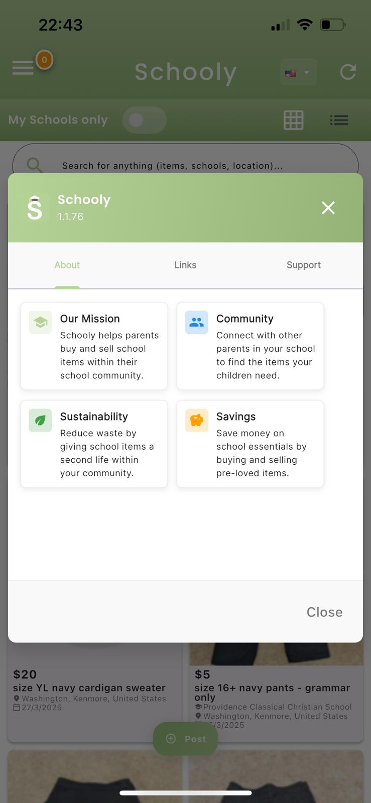 Schooly Screenshot - Search